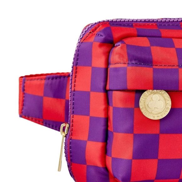 Rowing Blazers x Target Checkered Red and Purple Belt Bag NWT - Picture 4 of 9